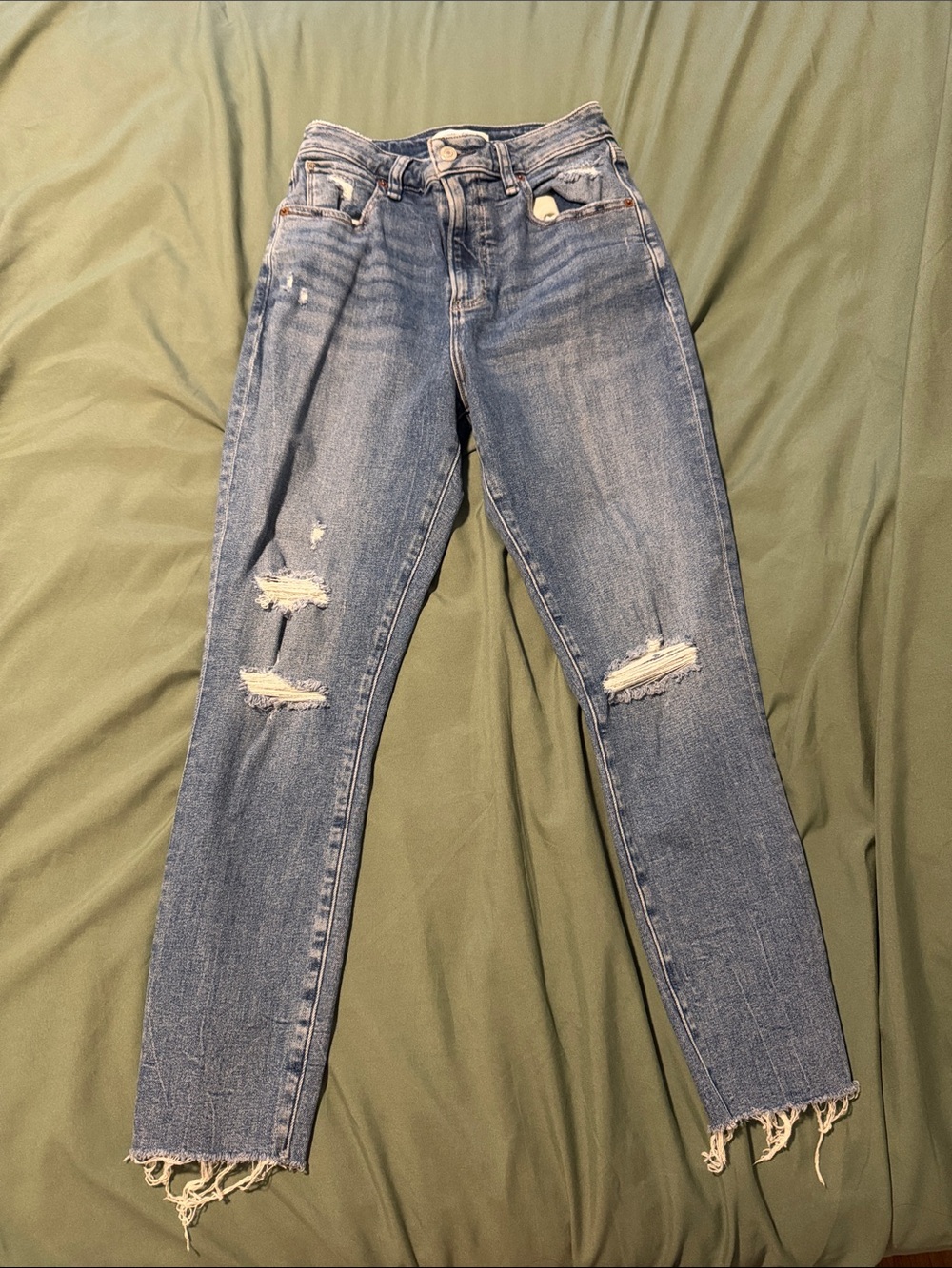 Abercrombie & Fitch Curve Love Super Skinny Ankle Jeans